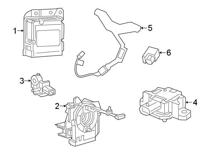 4RESTRAINT SYSTEMS. AIR BAG COMPONENTS.https://images.simplepart.com/images/parts/motor/fullsize/TH19745.png