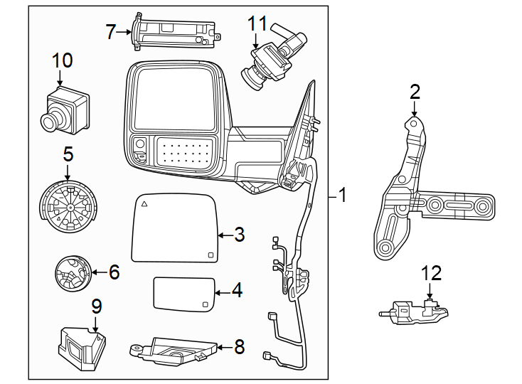 10Front door. Outside mirrors.https://images.simplepart.com/images/parts/motor/fullsize/TH19784.png