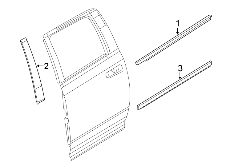 1REAR DOOR. EXTERIOR TRIM.https://images.simplepart.com/images/parts/motor/fullsize/TH19815.png