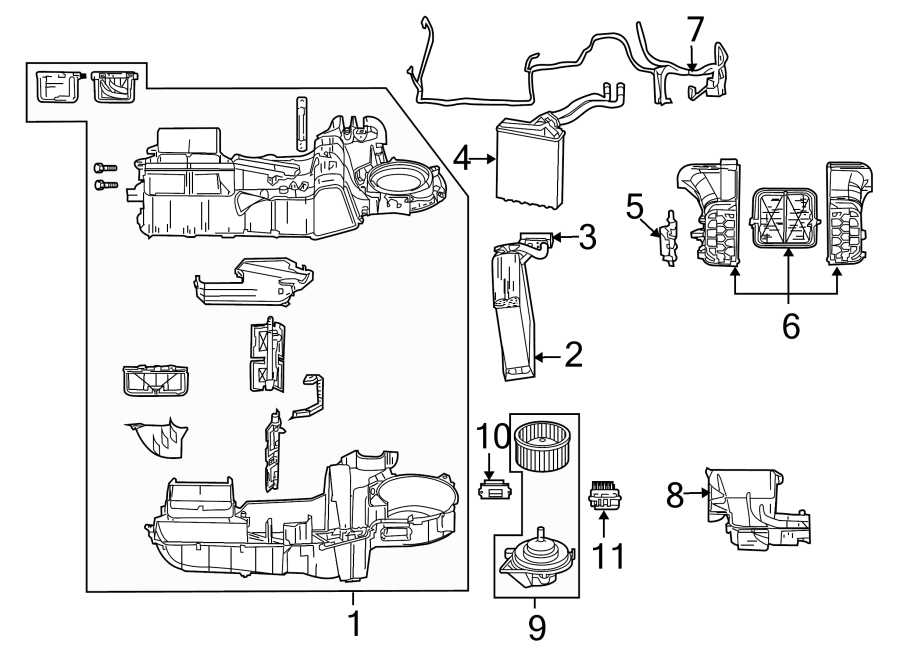 2AIR CONDITIONER & HEATER. EVAPORATOR & HEATER COMPONENTS.https://images.simplepart.com/images/parts/motor/fullsize/TJ07085.png