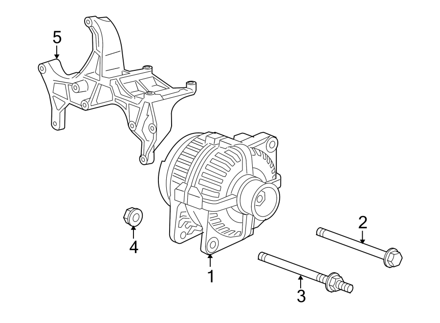 Diagram ALTERNATOR. for your 2023 Ram 2500 6.7L 6 cylinder DIESEL A/T RWD Lone Star Crew Cab Pickup Fleetside 