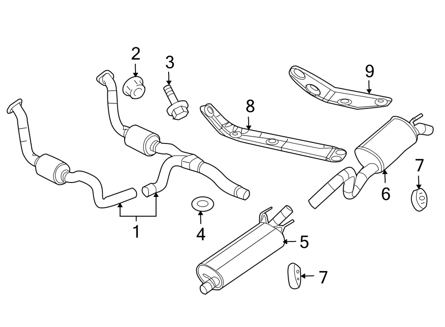 2EXHAUST SYSTEM. EXHAUST COMPONENTS.https://images.simplepart.com/images/parts/motor/fullsize/TJ07250.png