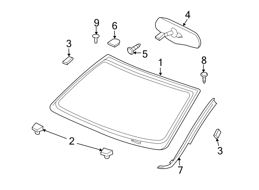 6WINDSHIELD. GLASS. REVEAL MOLDINGS.https://images.simplepart.com/images/parts/motor/fullsize/TJ07340.png