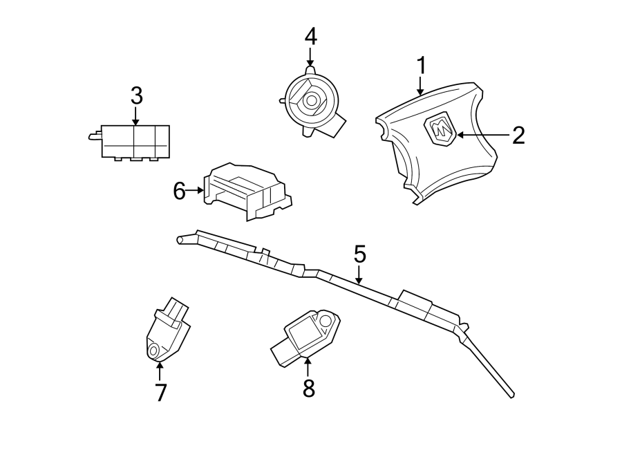 7RESTRAINT SYSTEMS. AIR BAG COMPONENTS.https://images.simplepart.com/images/parts/motor/fullsize/TJ07395.png