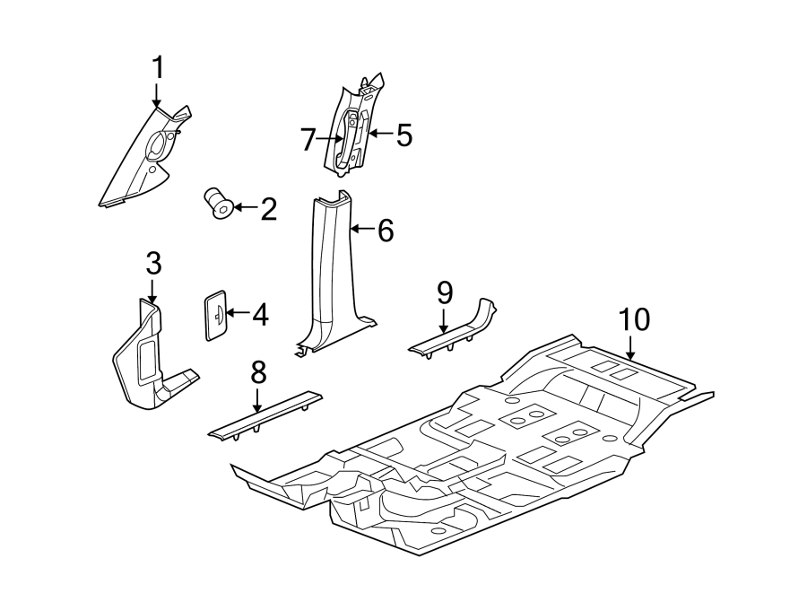 1PILLARS. ROCKER & FLOOR. INTERIOR TRIM.https://images.simplepart.com/images/parts/motor/fullsize/TJ07505.png