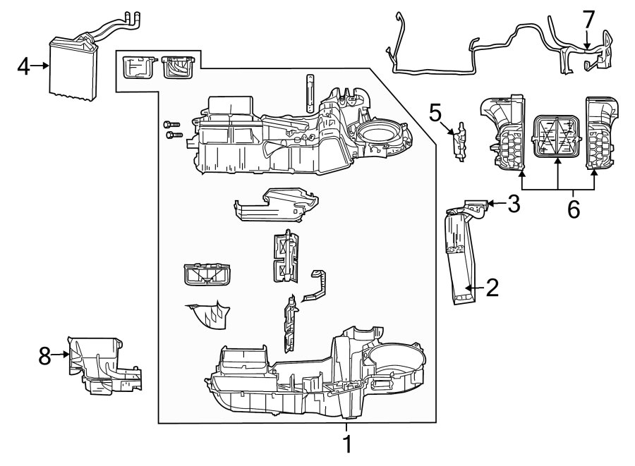 5AIR CONDITIONER & HEATER. EVAPORATOR & HEATER COMPONENTS.https://images.simplepart.com/images/parts/motor/fullsize/TJ09065.png