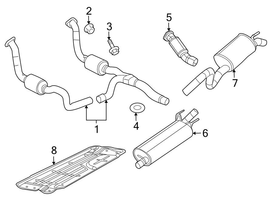 2EXHAUST SYSTEM. EXHAUST COMPONENTS.https://images.simplepart.com/images/parts/motor/fullsize/TJ09205.png