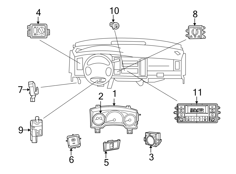 9INSTRUMENT PANEL. CLUSTER & SWITCHES.https://images.simplepart.com/images/parts/motor/fullsize/TJ09290.png