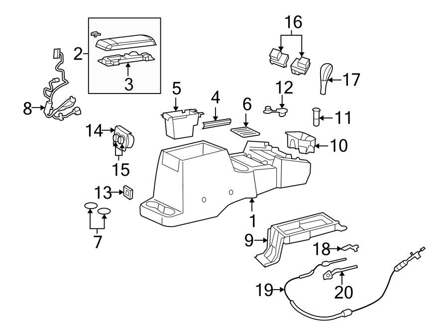 1FRONT CONSOLE.https://images.simplepart.com/images/parts/motor/fullsize/TJ09310.png