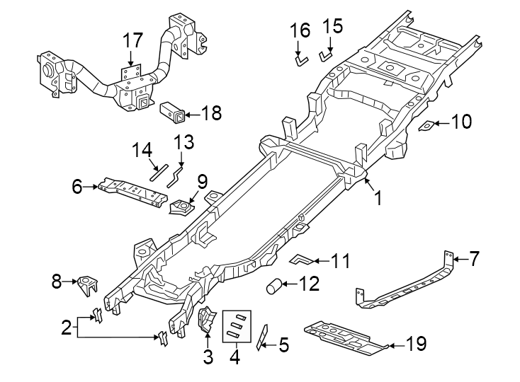 Frame & components. Diagram