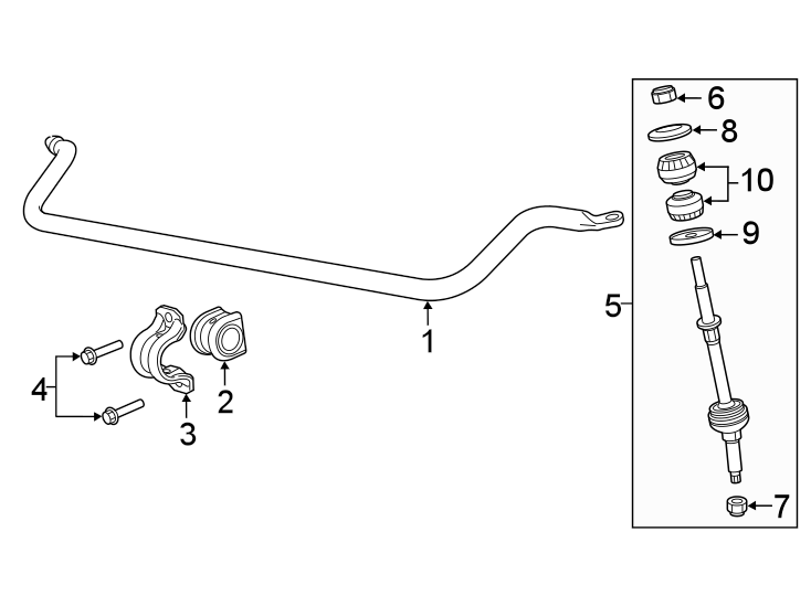 2FRONT SUSPENSION. STABILIZER BAR & COMPONENTS.https://images.simplepart.com/images/parts/motor/fullsize/TJ19415.png