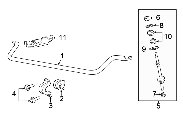 2FRONT SUSPENSION. STABILIZER BAR & COMPONENTS.https://images.simplepart.com/images/parts/motor/fullsize/TJ19435.png