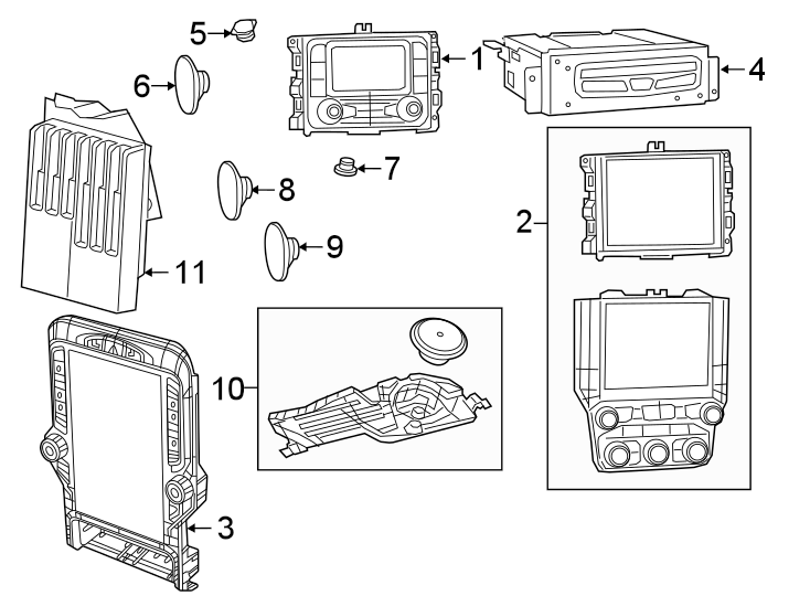 1Instrument panel. Sound system.https://images.simplepart.com/images/parts/motor/fullsize/TJ19730.png