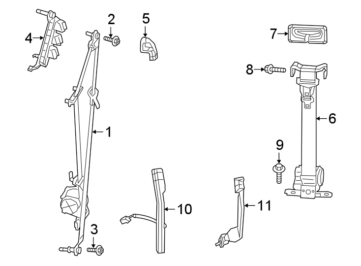 RESTRAINT SYSTEMS. FRONT SEAT BELTS.