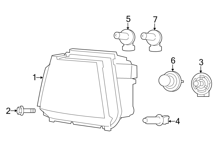 4FRONT LAMPS. HEADLAMP COMPONENTS.https://images.simplepart.com/images/parts/motor/fullsize/TK09020.png