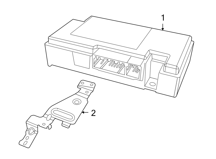 Diagram COMMUNICATION SYSTEM COMPONENTS. for your 2023 Ram ProMaster 3500 Base Cab & Chassis  