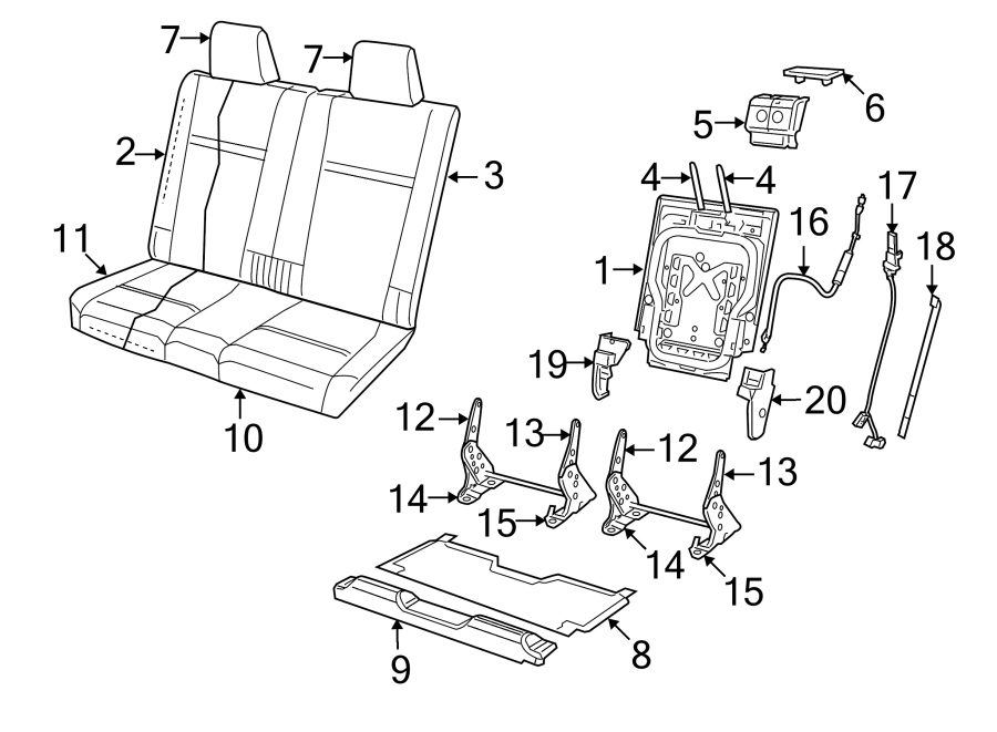 20SEATS & TRACKS. REAR SEAT COMPONENTS.https://images.simplepart.com/images/parts/motor/fullsize/TK09510.png