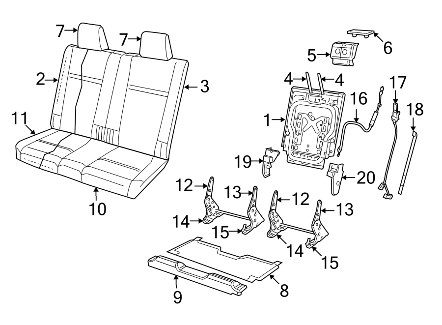 20SEATS & TRACKS. REAR SEAT COMPONENTS.https://images.simplepart.com/images/parts/motor/fullsize/TK09515.png