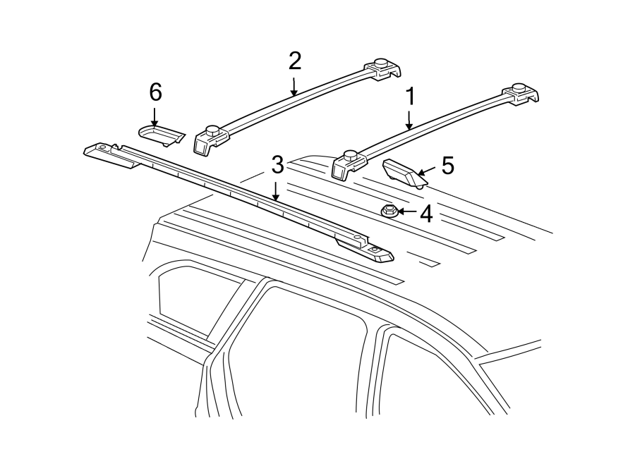 4ROOF. LUGGAGE CARRIER.https://images.simplepart.com/images/parts/motor/fullsize/TK09565.png