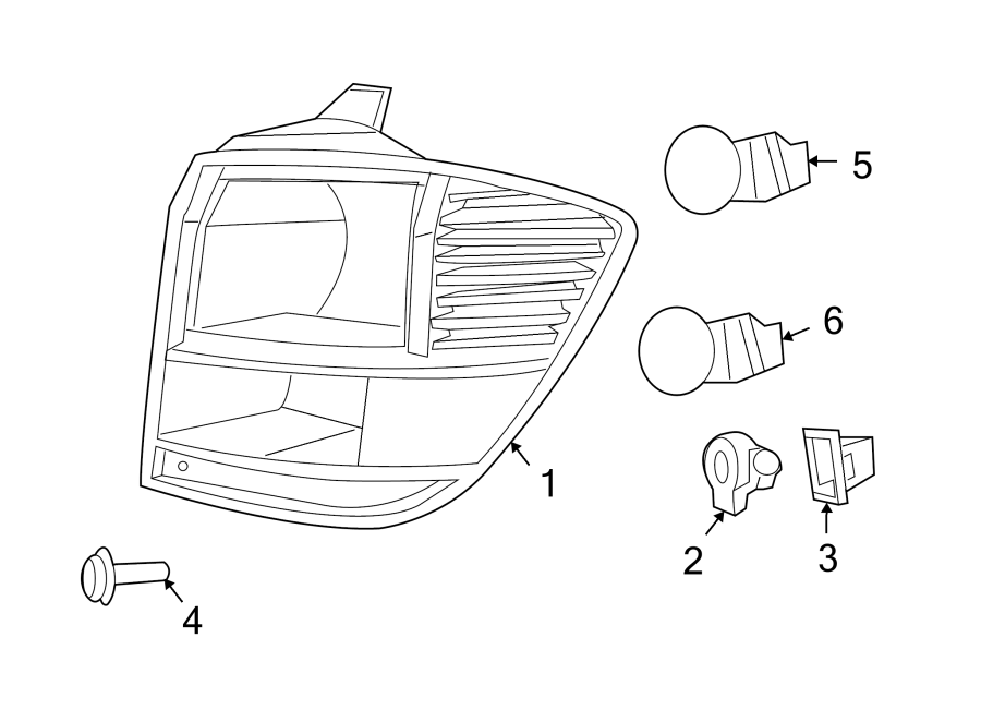 Diagram REAR LAMPS. COMBINATION LAMPS. for your Chrysler Concorde  