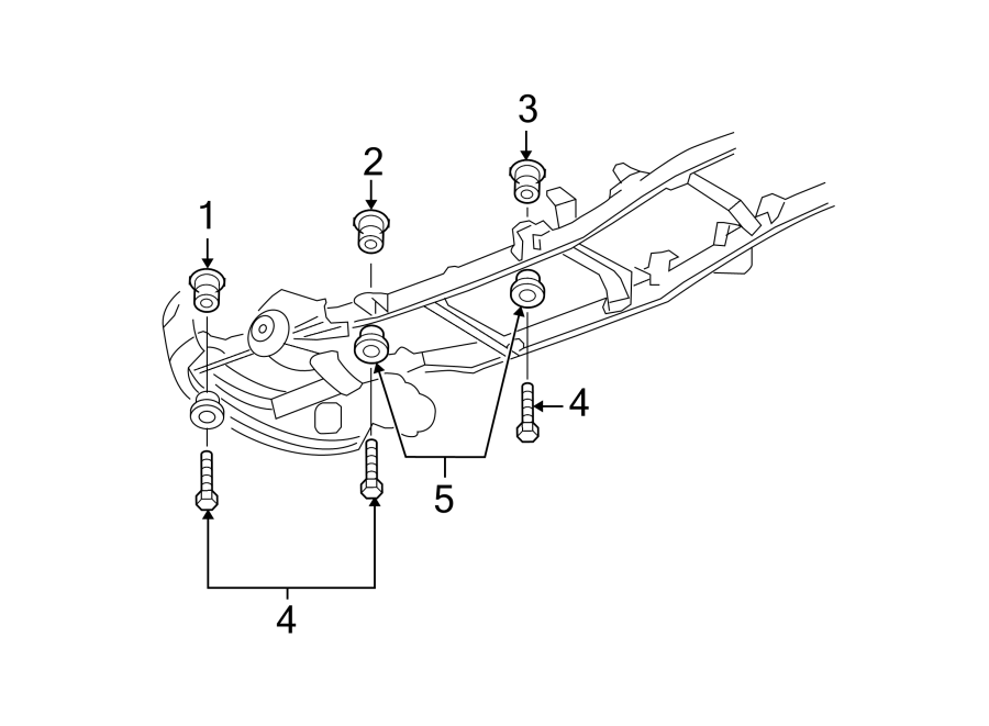 Diagram FRAME & COMPONENTS. for your Dodge Ram 1500  