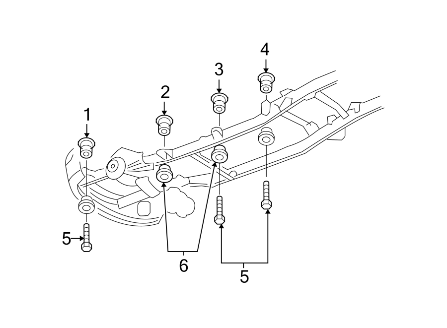 Diagram FRAME & COMPONENTS. for your Dodge Ram 1500  