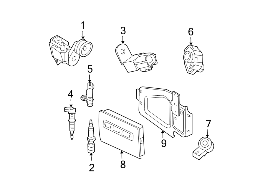 Diagram IGNITION SYSTEM. for your Dodge Ram 1500  