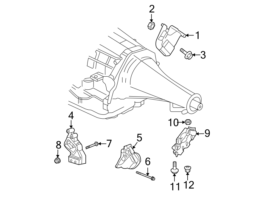 Diagram Front suspension. Engine & TRANS mounting. for your 2014 Ram ProMaster 3500   