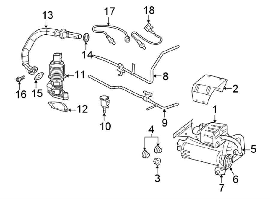 2009 Dodge Journey Exhaust Gas Recirculation (EGR) Valve 53032509AN