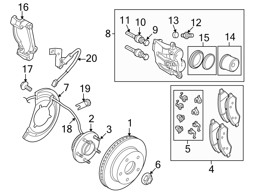 7Front suspension. Brake components.https://images.simplepart.com/images/parts/motor/fullsize/TM06475.png