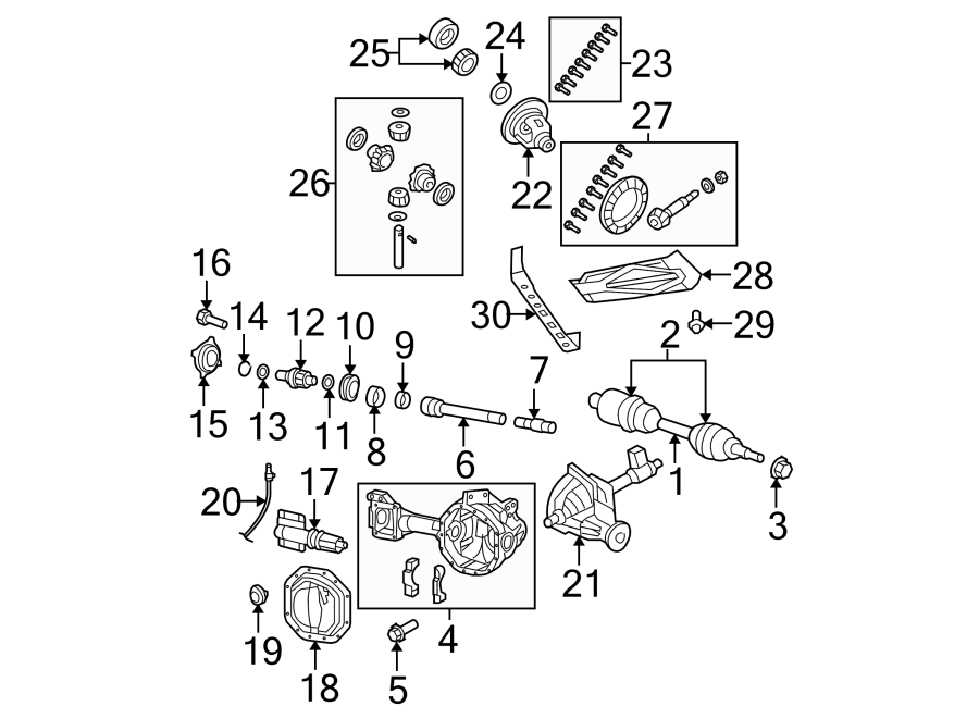 24FRONT SUSPENSION. FRONT AXLE & CARRIER.https://images.simplepart.com/images/parts/motor/fullsize/TM06510.png