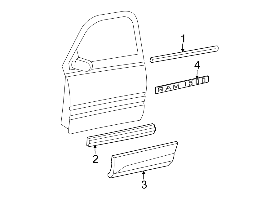 4DOOR. EXTERIOR TRIM.https://images.simplepart.com/images/parts/motor/fullsize/TM06845.png