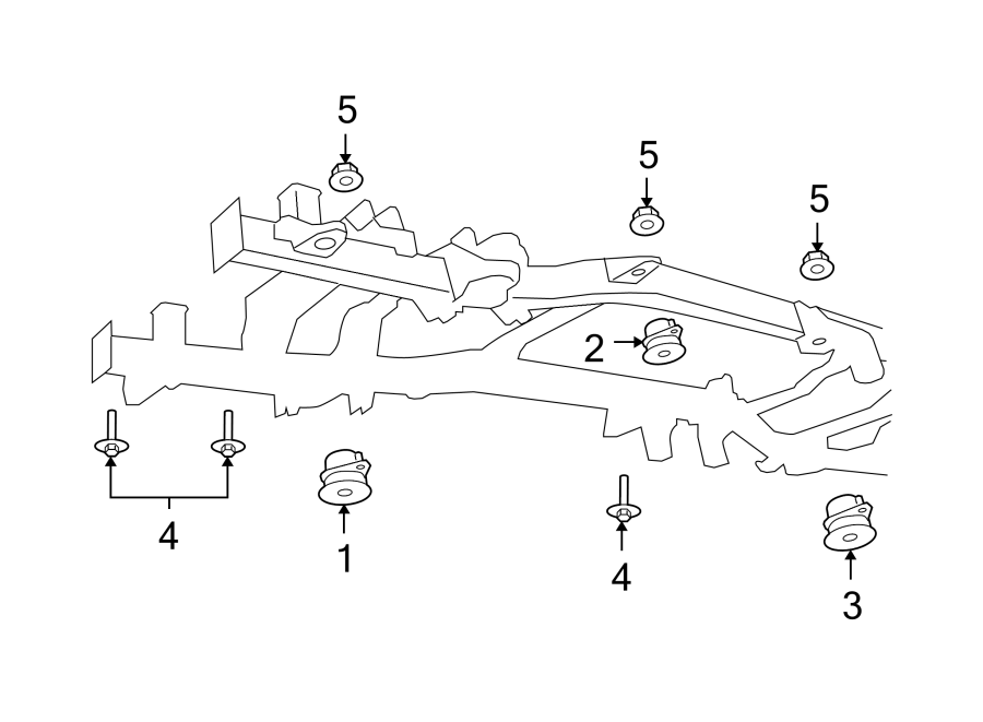 Diagram FRAME & COMPONENTS. for your Dodge Ram 1500  