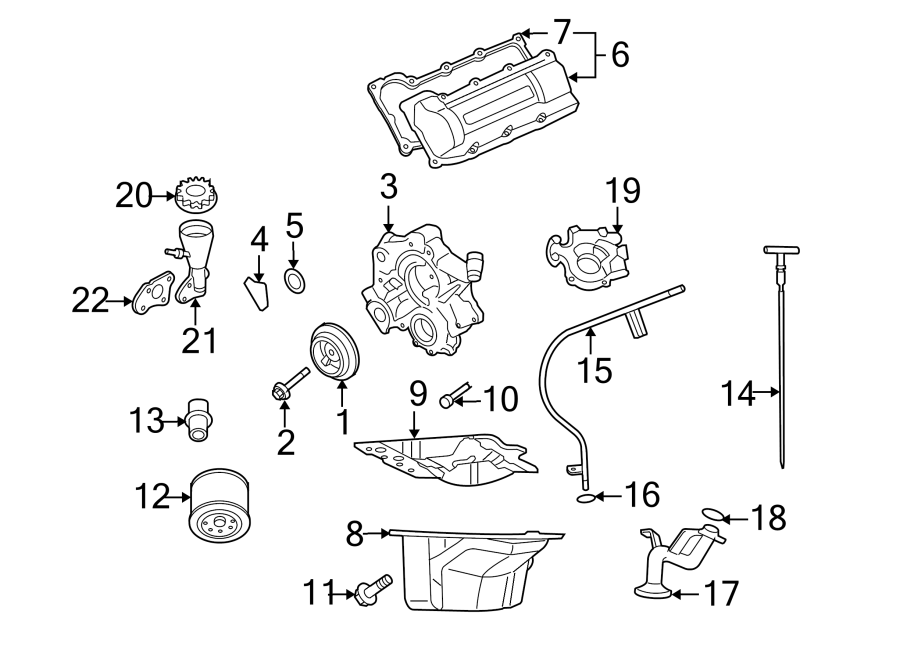 Diagram ENGINE PARTS. for your 2021 Ram ProMaster 3500   