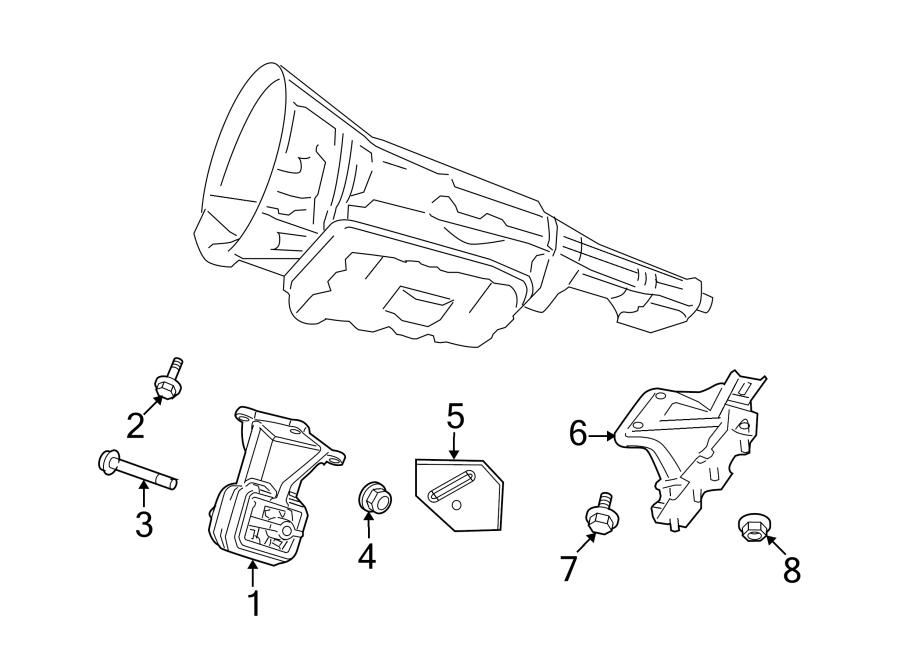 Diagram ENGINE & TRANS MOUNTING. for your Chrysler 300M  