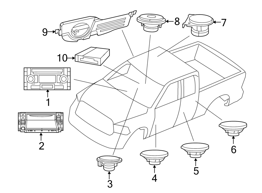 4INSTRUMENT PANEL. SOUND SYSTEM.https://images.simplepart.com/images/parts/motor/fullsize/TM09615.png