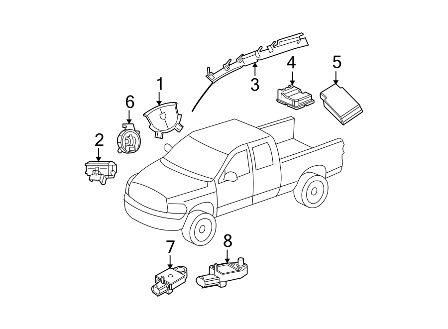 4RESTRAINT SYSTEMS. AIR BAG COMPONENTS.https://images.simplepart.com/images/parts/motor/fullsize/TM09630.png