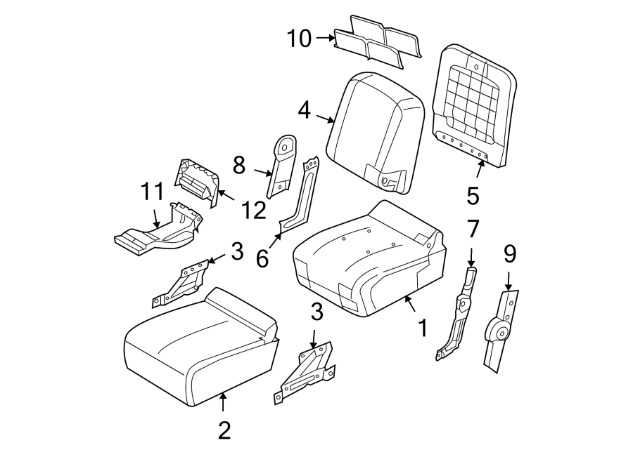 3Rear bumper. Seats & tracks. Front seat components.https://images.simplepart.com/images/parts/motor/fullsize/TM09655.png