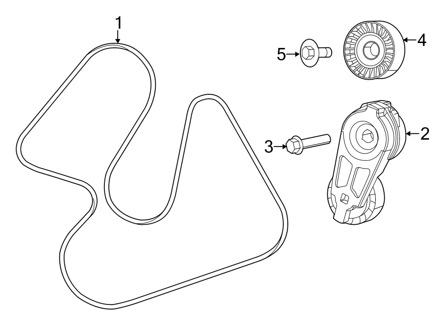 Diagram BELTS & PULLEYS. for your Ram 1500  