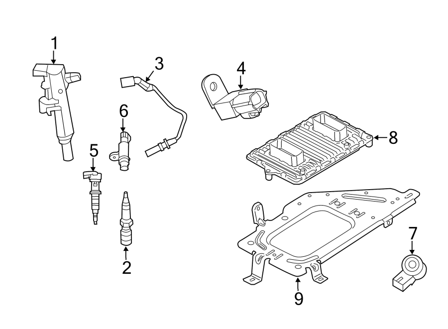 Diagram IGNITION SYSTEM. for your 2001 Dodge Dakota   