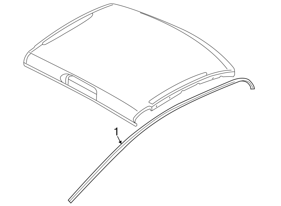 Diagram EXTERIOR TRIM. for your 2018 Ram 1500 5.7L HEMI V8 A/T 4WD ST Crew Cab Pickup Fleetside 