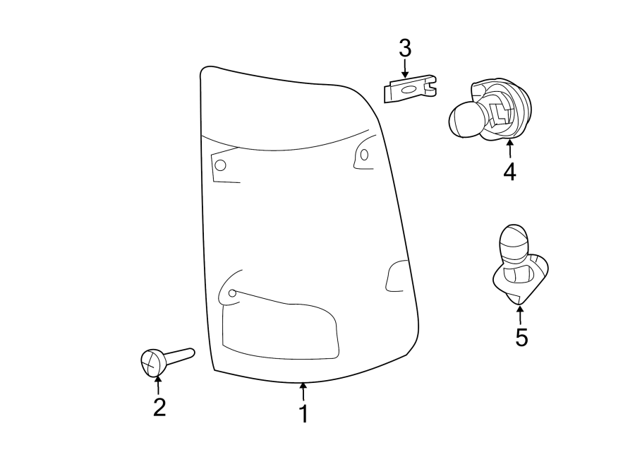 Diagram REAR LAMPS. TAIL LAMPS. for your 2011 Chrysler 200   