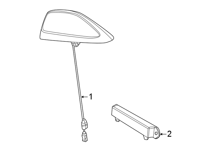 Diagram ANTENNA. for your Ram 1500  