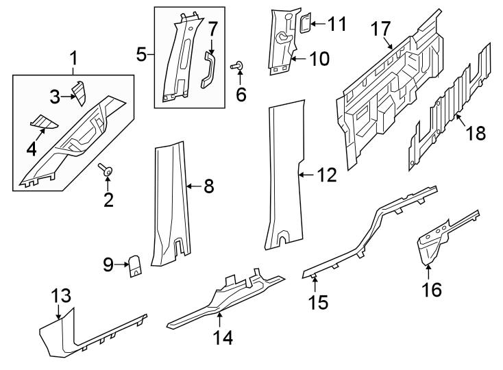 Interior trim.