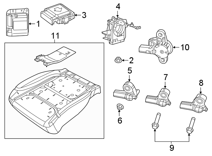 9RESTRAINT SYSTEMS. AIR BAG COMPONENTS.https://images.simplepart.com/images/parts/motor/fullsize/TM19582.png