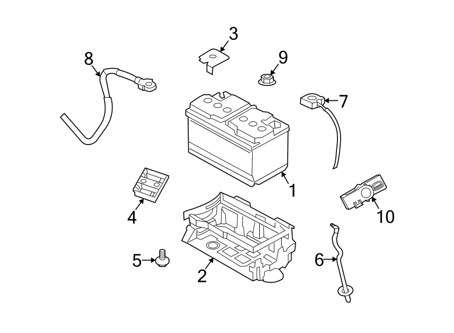 Diagram BATTERY. for your Chrysler 200  