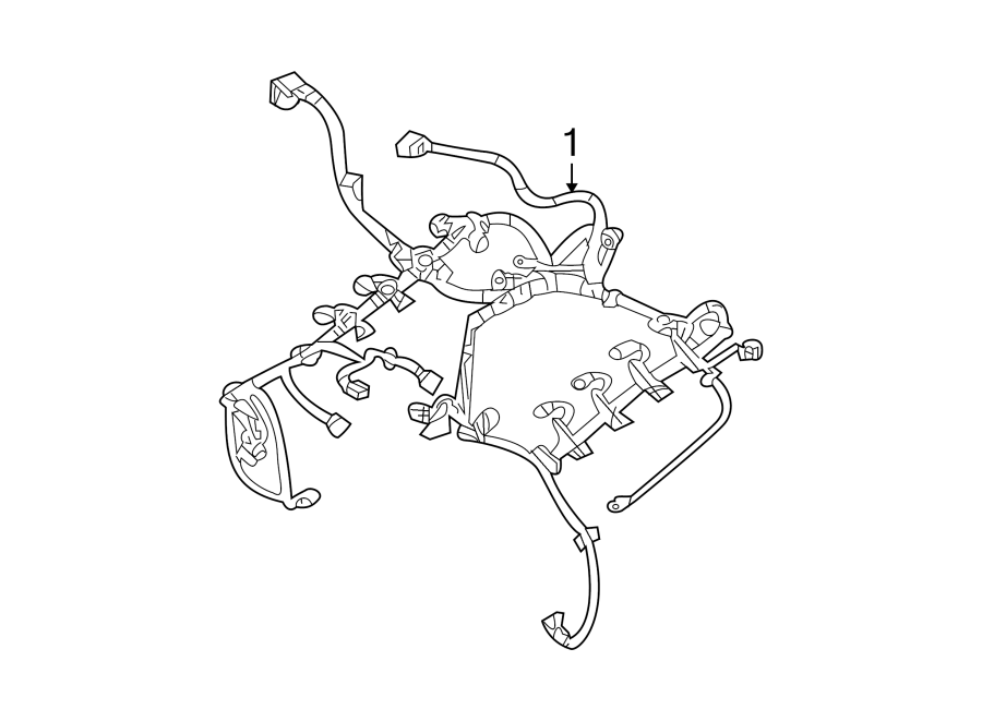 Diagram WIRING HARNESS. for your Ram