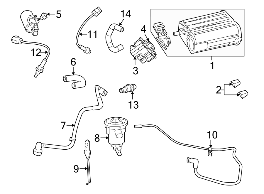 EMISSION SYSTEM. EMISSION COMPONENTS.