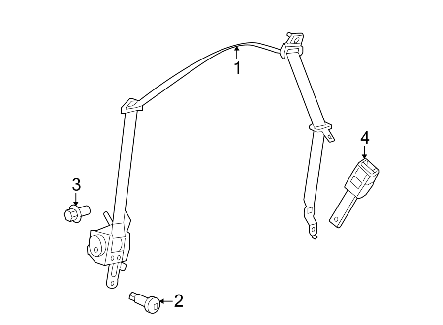 RESTRAINT SYSTEMS. FRONT SEAT BELTS.