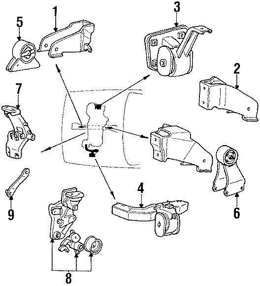 3ENGINE / TRANSAXLE. ENGINE & TRANS MOUNTING.https://images.simplepart.com/images/parts/motor/fullsize/UP89067.png